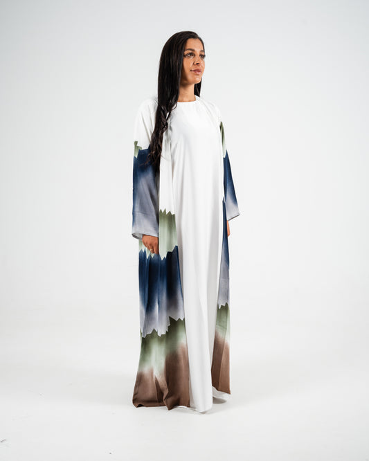 Enchanted Forest Collection - Rainfall Open Abaya