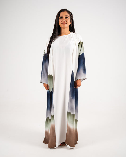 Enchanted Forest Collection - Rainfall Open Abaya